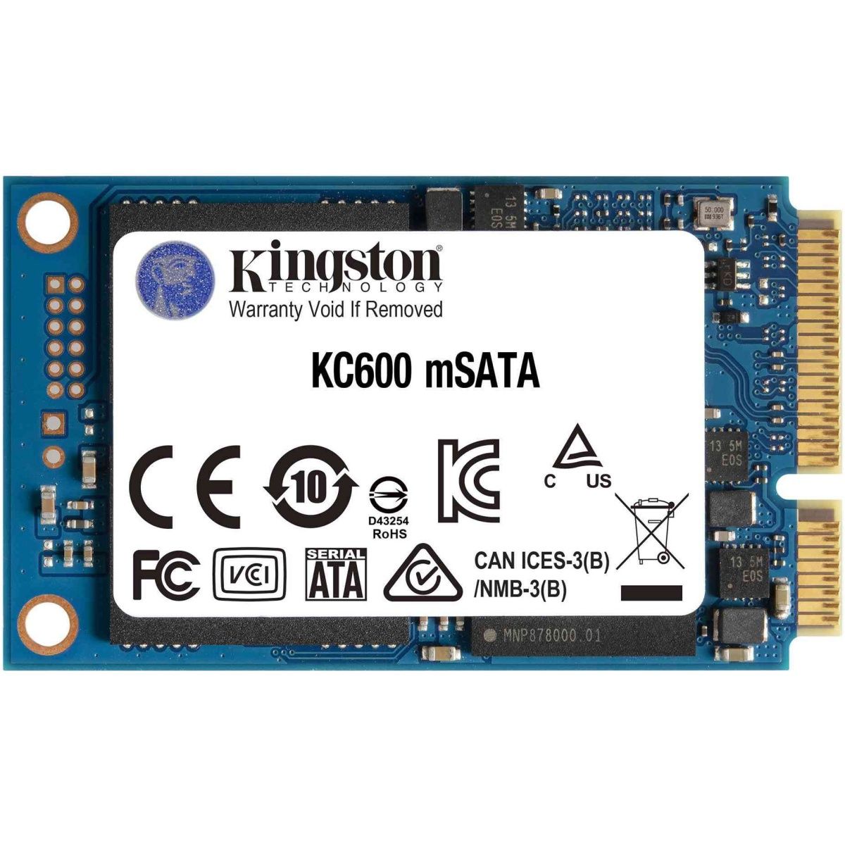 

SSD накопитель Kingston KC600 1TB (SKC600MS/1024G)