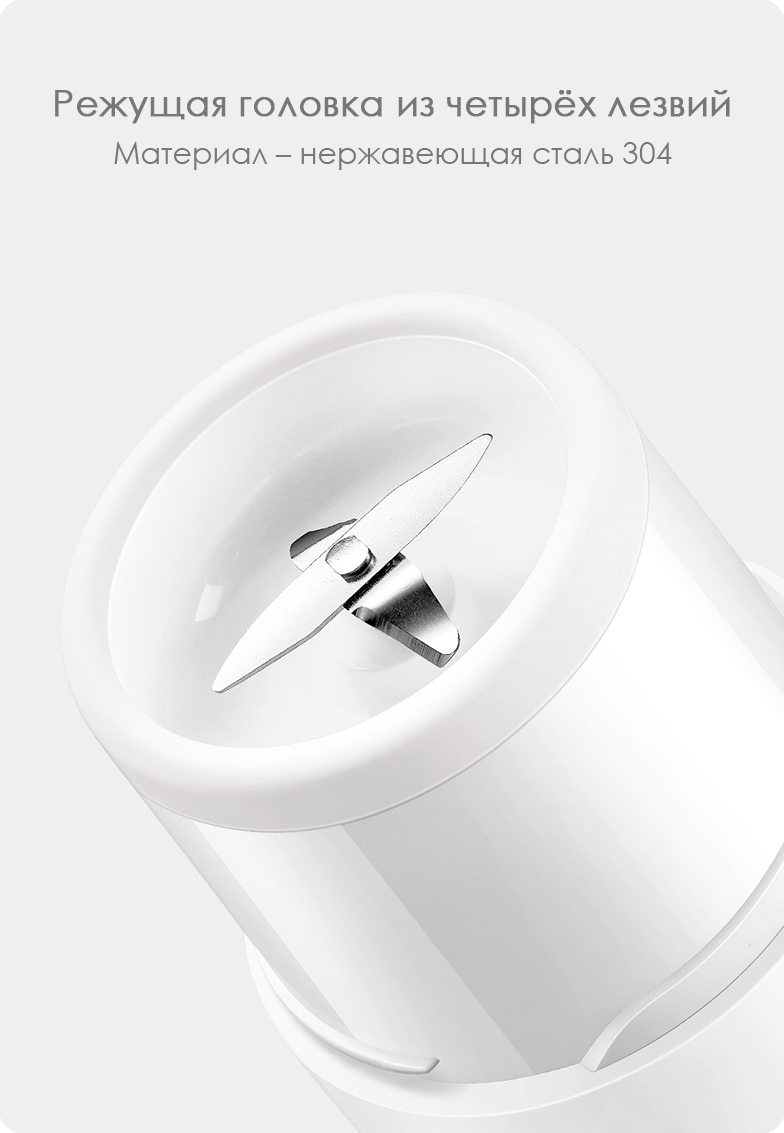 Фітнес-блендер MiJia Portable Juicer Cup White (MJZZB01PL)