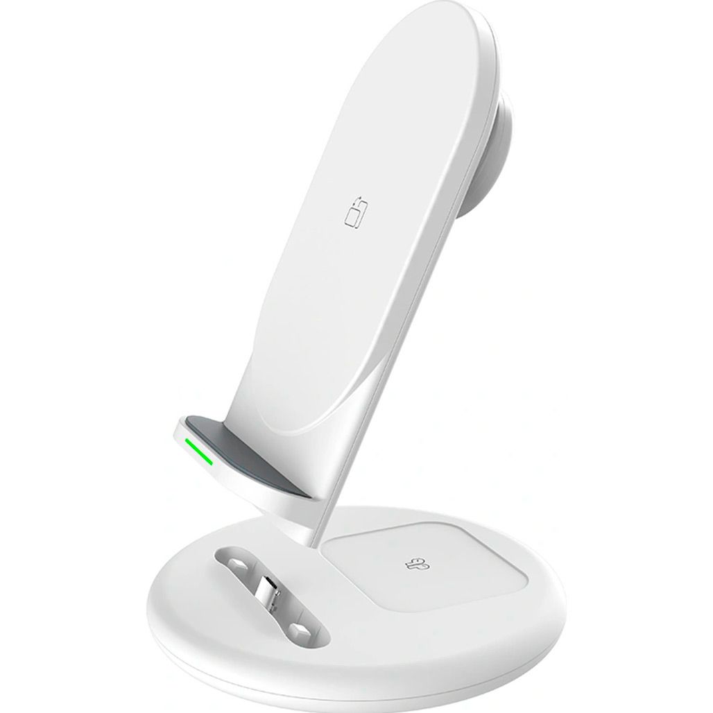 

Бездротовий зарядний пристрій WiWU Power Air 3-in-1 Wireless Charger White (PA3IN1) Вітрина