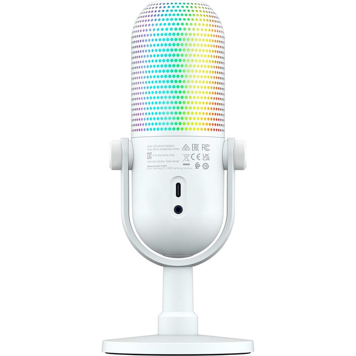 Мікрофон Razer Seiren V3 Chroma White (RZ19-05060200-R3M1)