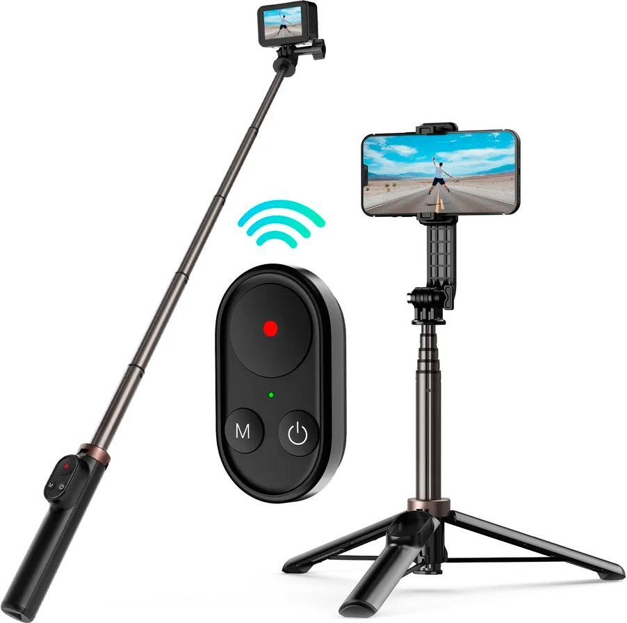 Штатив-монопод Telesin Remote Control Selfie Stick для GoPro 11/10/9/8/Max (TE-RCSS-001)