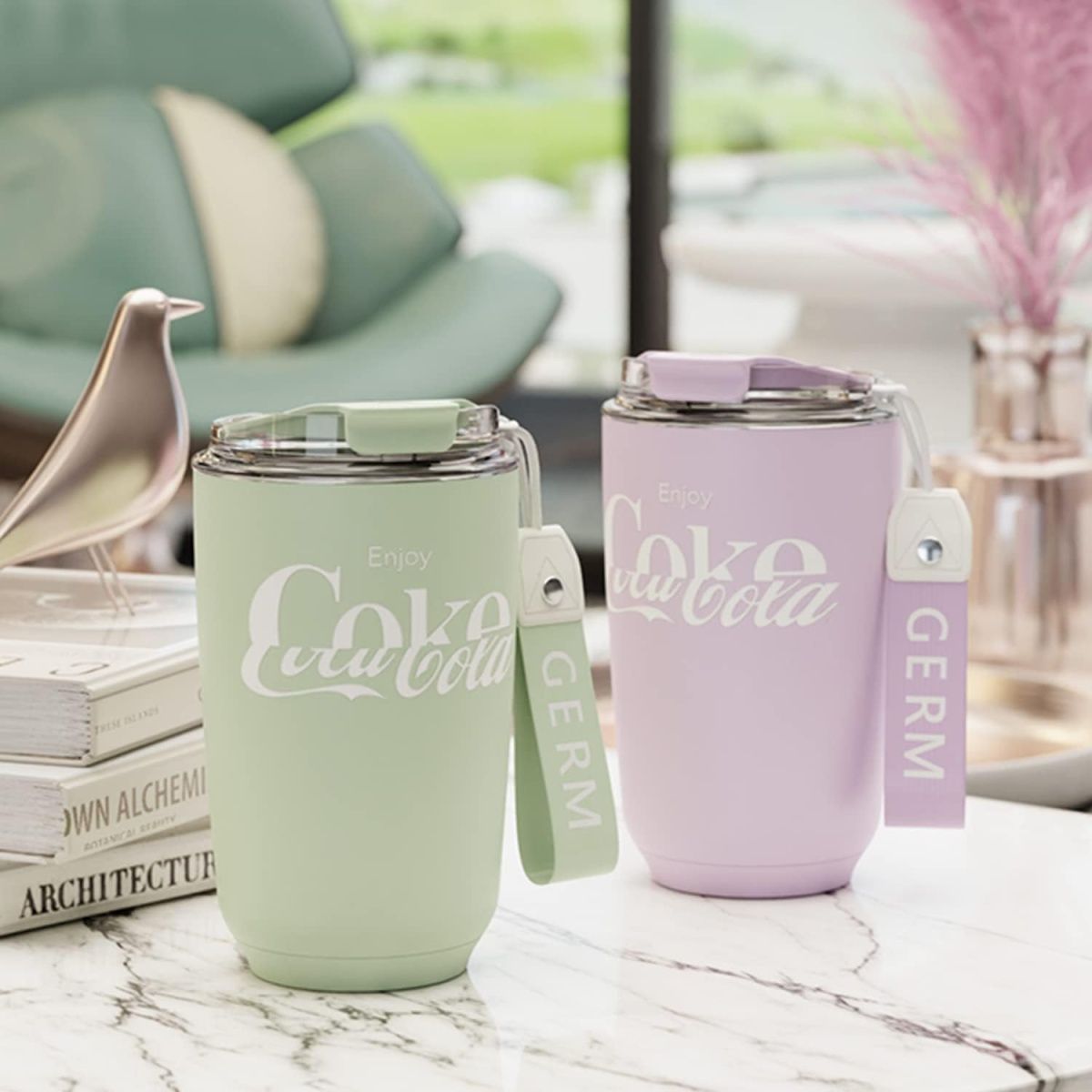 Термокухоль GERM Mocha Series Coca-Cola 430мл Purple (GE-CK22AW-B9)