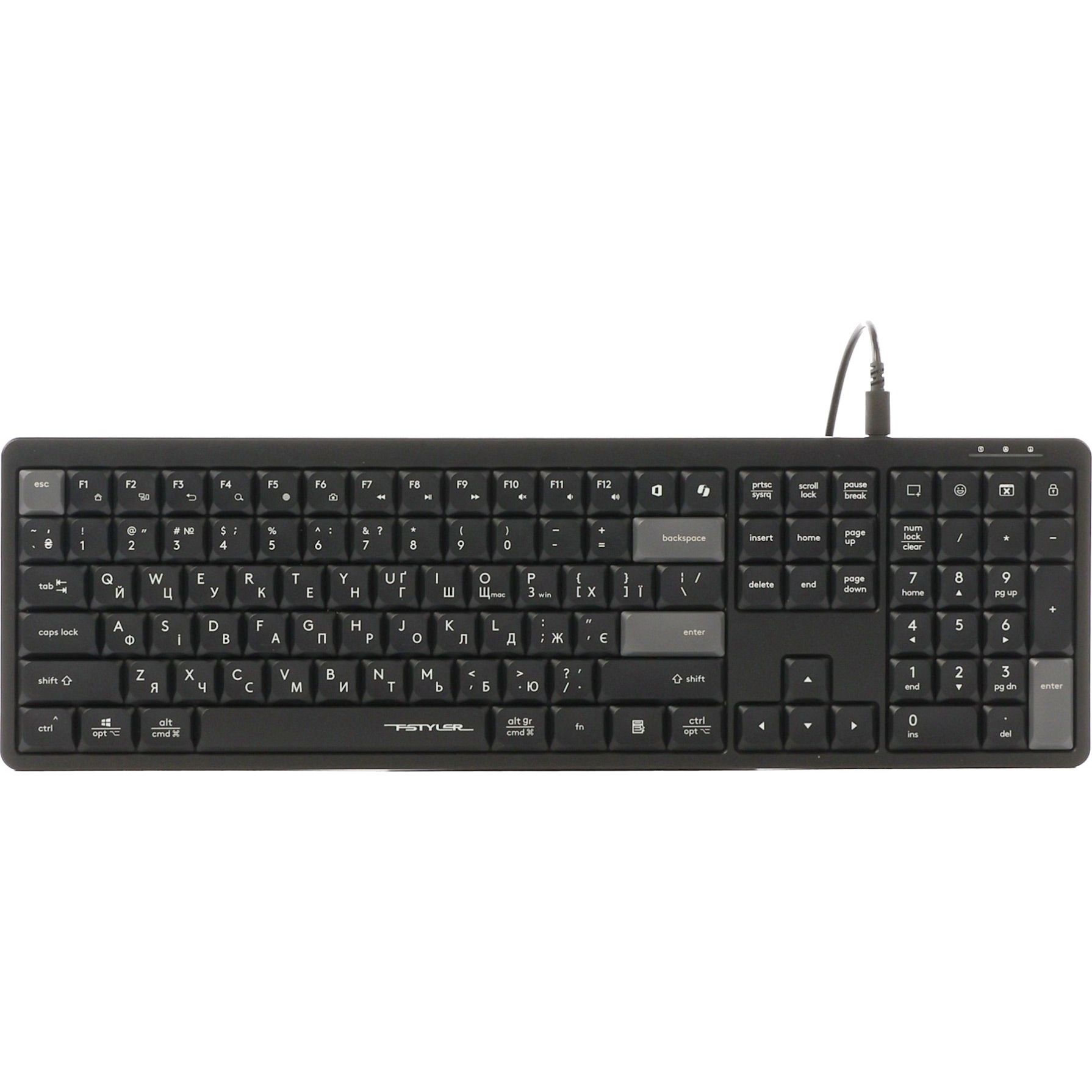 

Клавиатура A4Tech Fstyler FX55 Black (4711421002417)