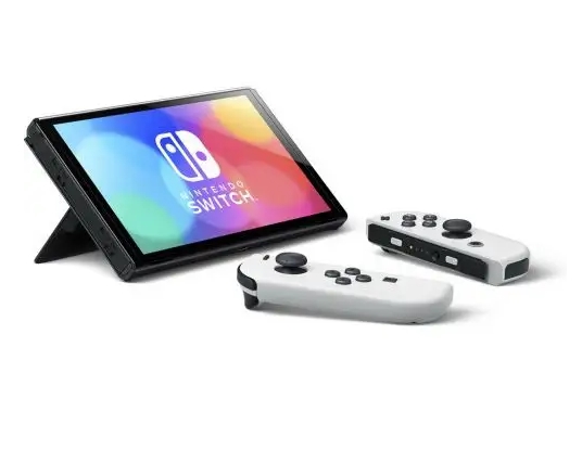 Портативная игровая консоль Nintendo Switch OLED with White Joy-Con [61042] 