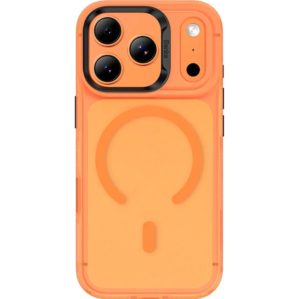 

Чохол Benks Lucid Armor with MagSafe для Apple iPhone 17 Pro Max Orange