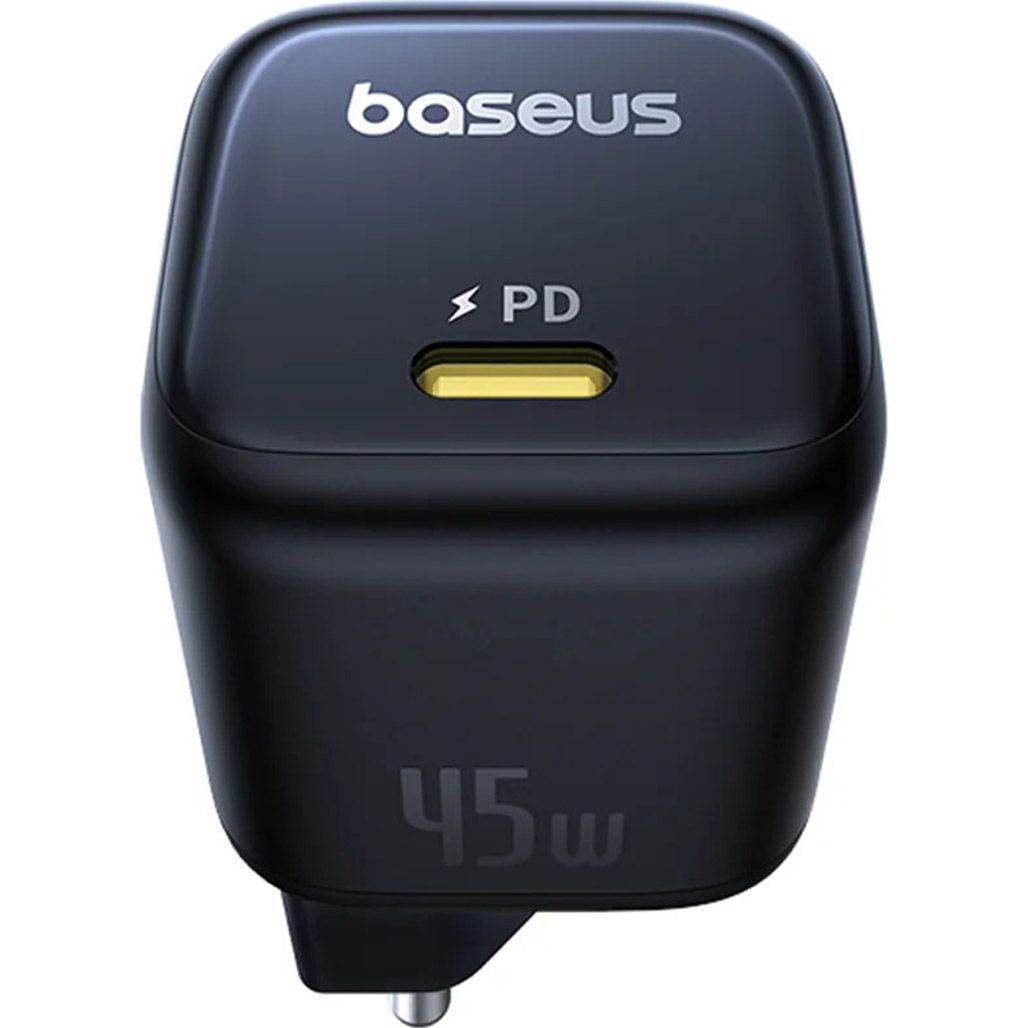 Мережевий зарядний пристрій Baseus PicoGo GaN 1-USB-C 45W Cosmic Black (P10176800123-00)
