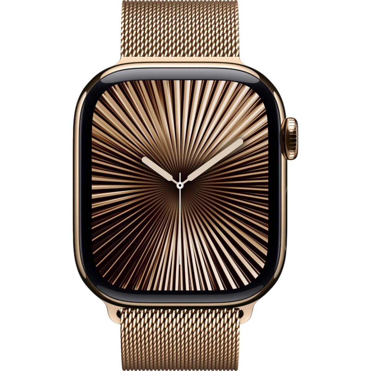 Смарт-годинник Apple Watch Series 10 GPS + Cellular 42mm Gold Titanium Case with Gold Milanese Loop (MX083) 