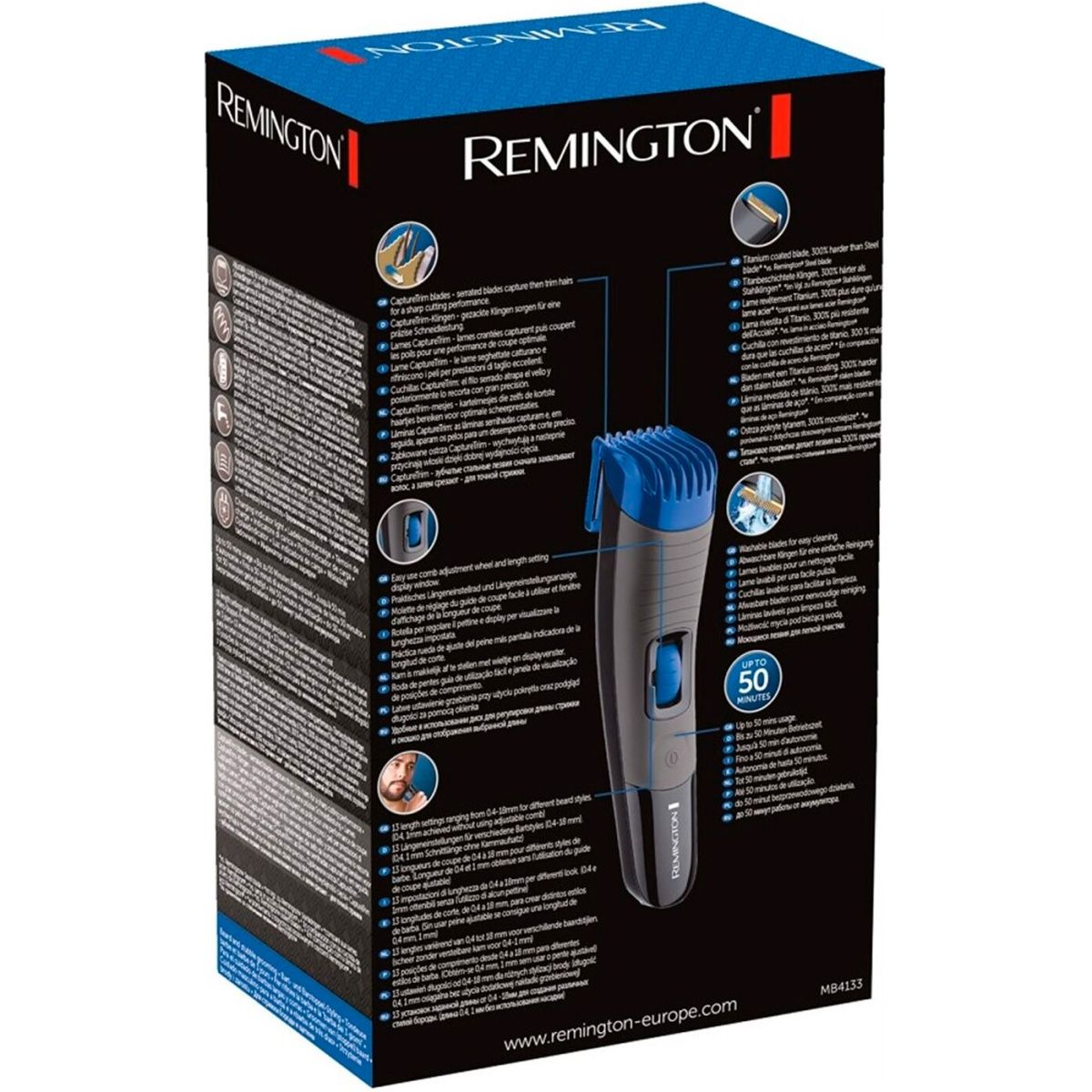 Тример для бороди та вусів Remington MB4133 E51 Beard Boss Pro