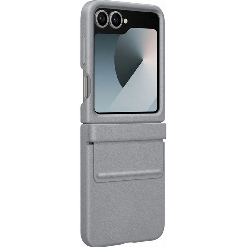 Чохол Epik Leather Case для Samsung Galaxy Flip6 Gray AAA
