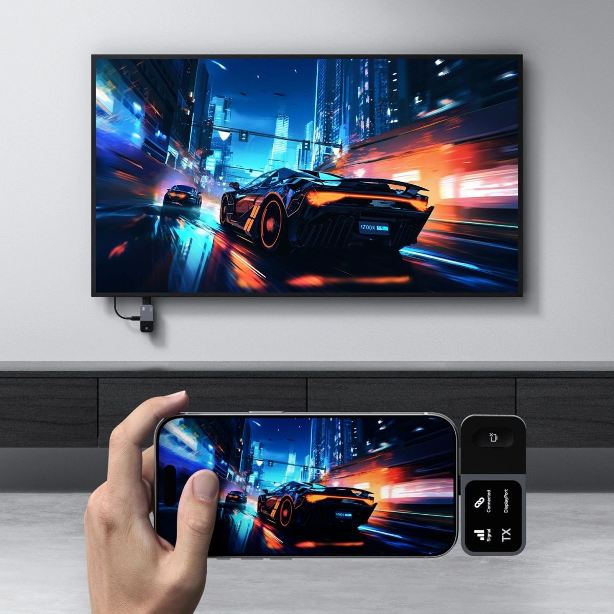 Бездротовий HDMI-адаптер Hagibis GA10 USB-C Transmitter & HDMI Receiver фото 3