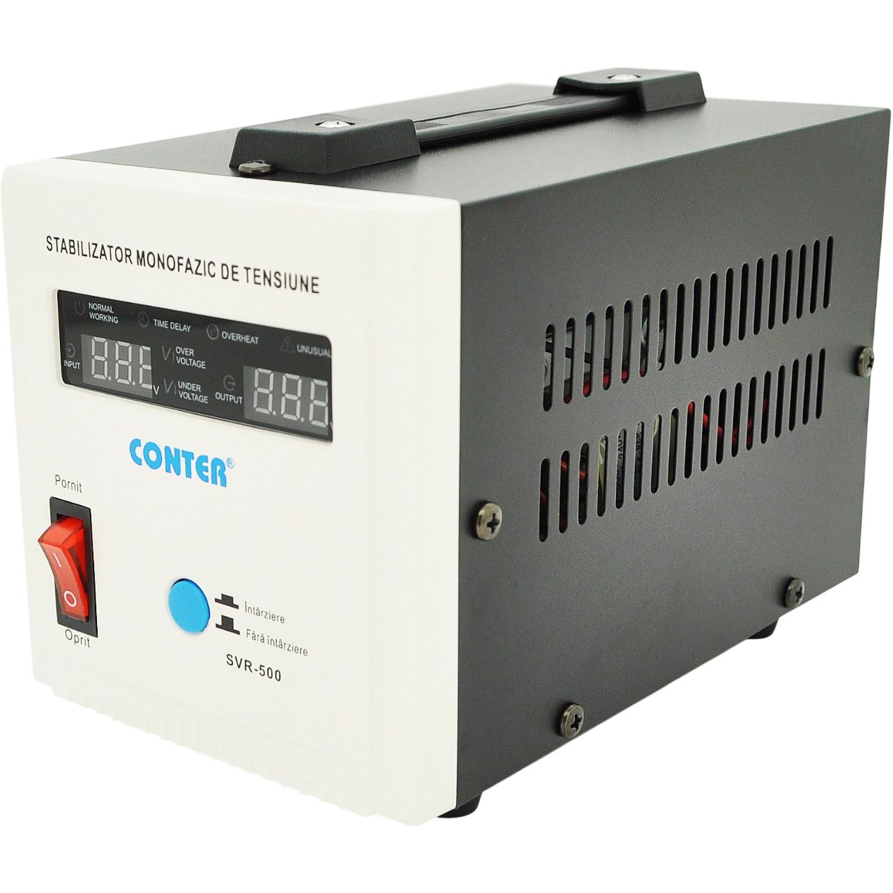 

Стабилизатор напряжения Conter SVR-500VA/375W (CR-SVR-500)