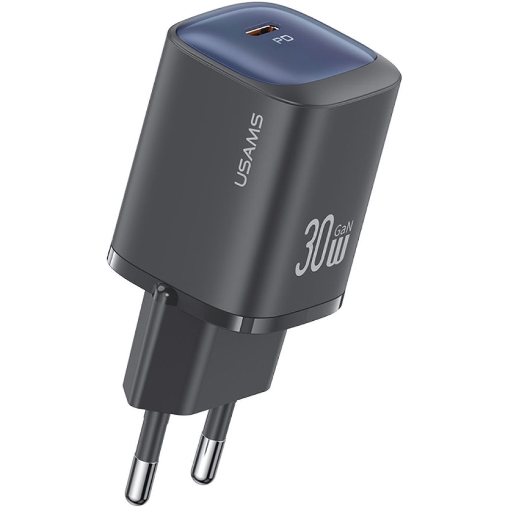 

Мережевий зарядний пристрій Usams US-CC251 GaN 30W Black (CC251TC01)
