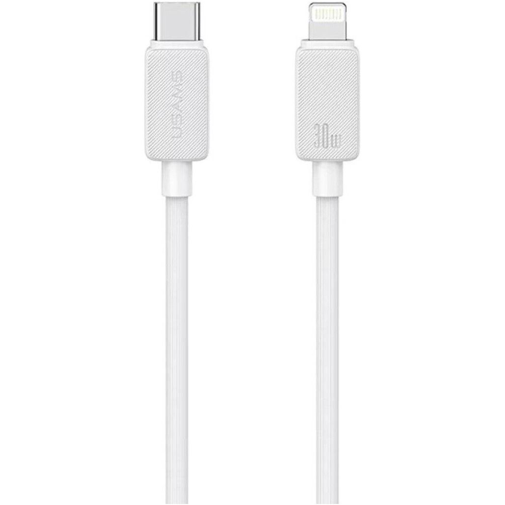 

Кабель Usams US-SJ692 USB-C to Lightning 30W 1m White