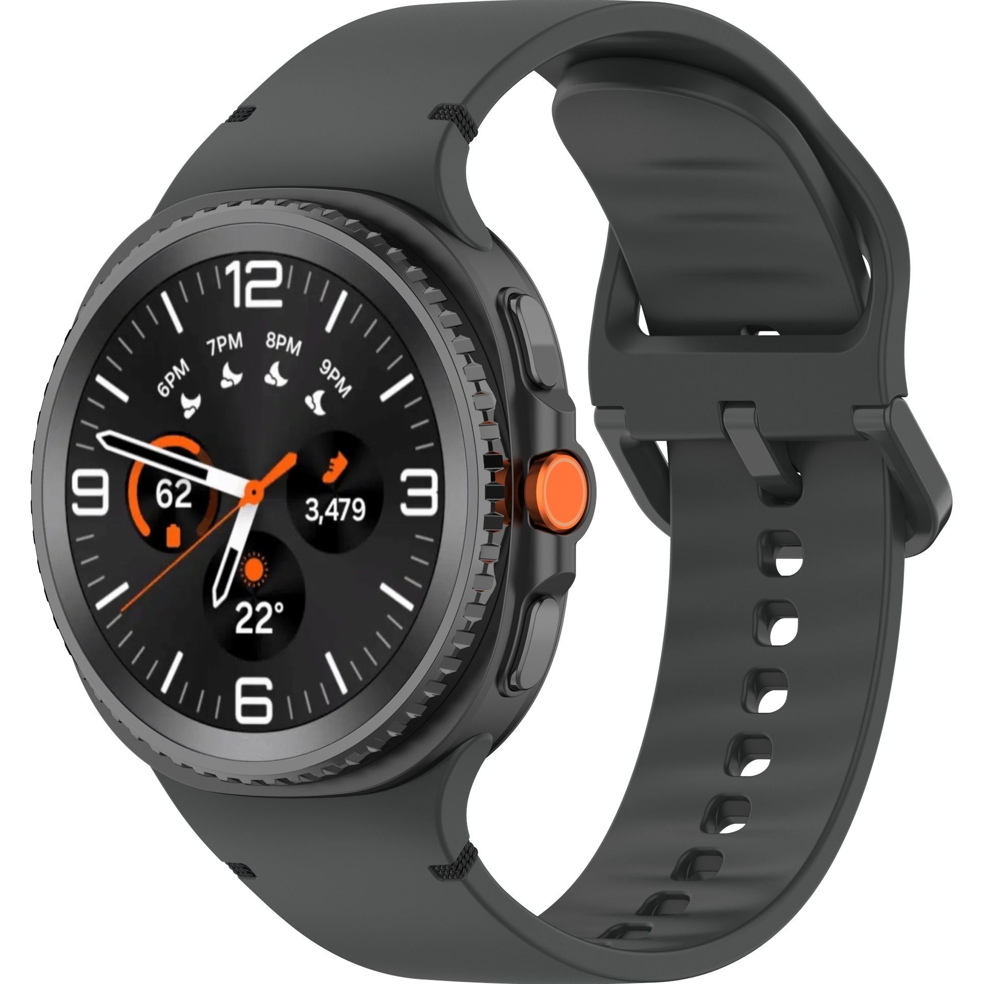 Ремешок ArmorStandart для Samsung Galaxy Watch8/8 Classic (20x113mm) Dark Grey (ARM86861)