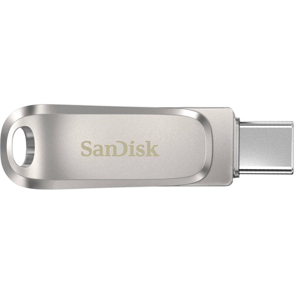 

USB флеш-накопичувач SanDisk Ultra Dual Drive Luxe 128GB USB-А + USB-C Silver (SDDDC4-128G-G46)