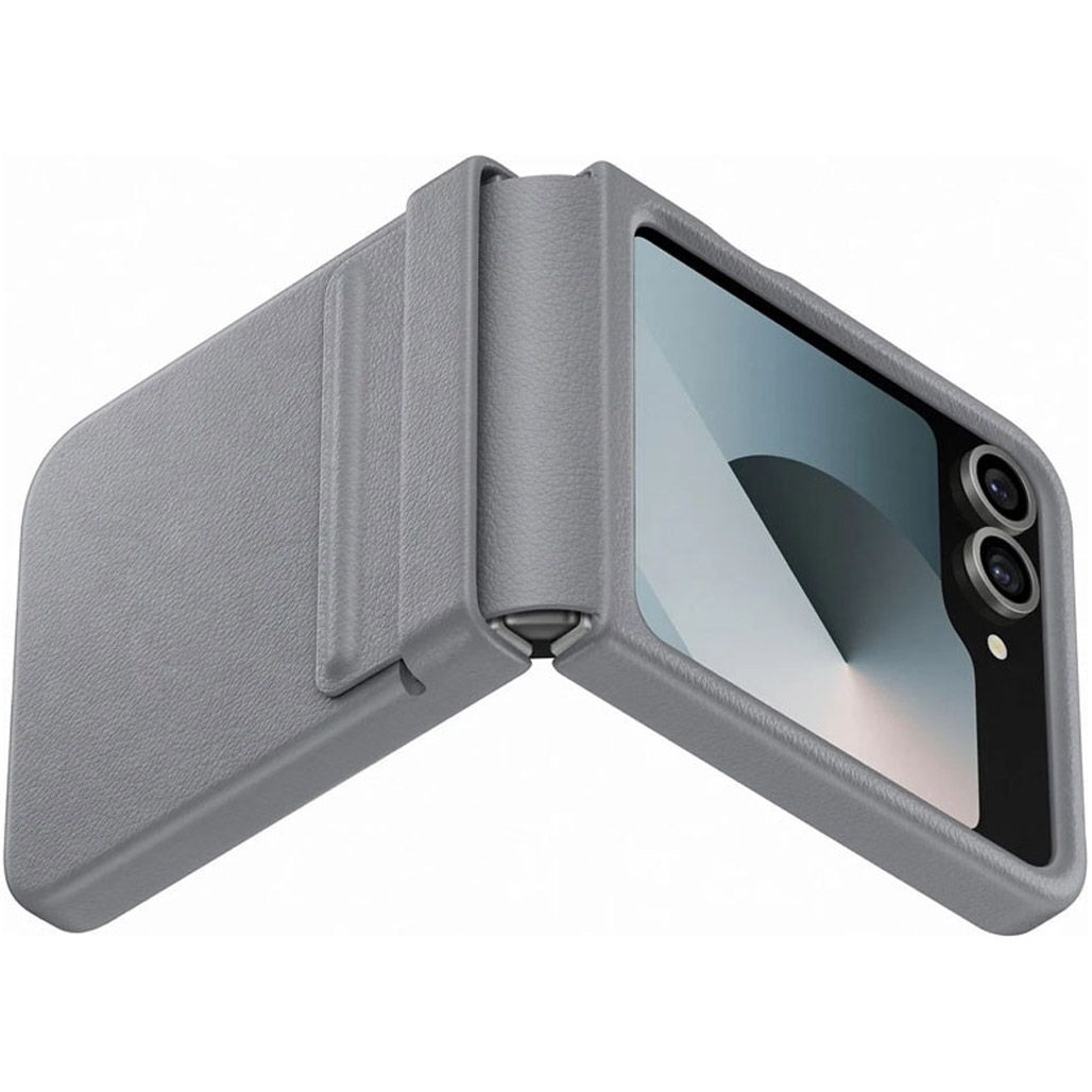 Чохол Epik Leather Case для Samsung Galaxy Flip6 Gray AAA