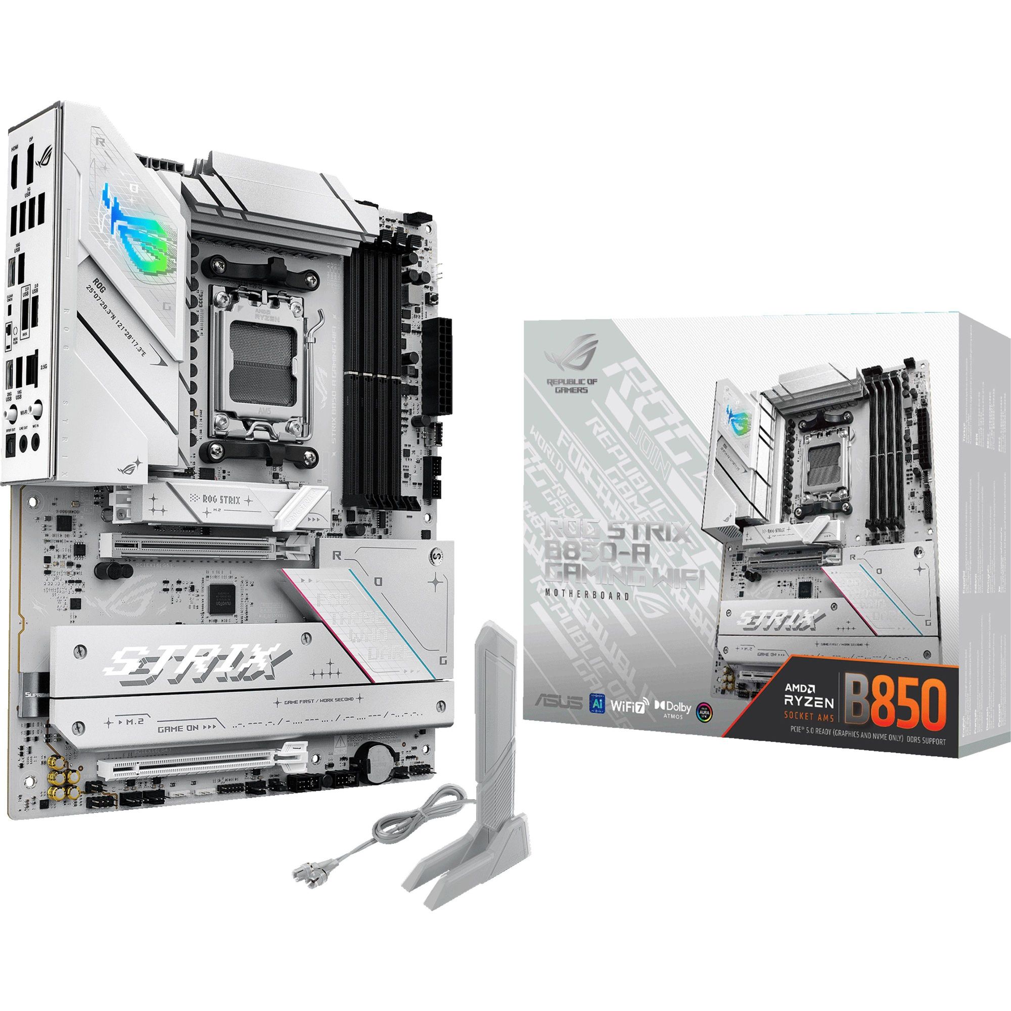 

Материнська плата Asus ROG Strix B850-A Gaming WIFI (90MB1J50-M0EAY0)