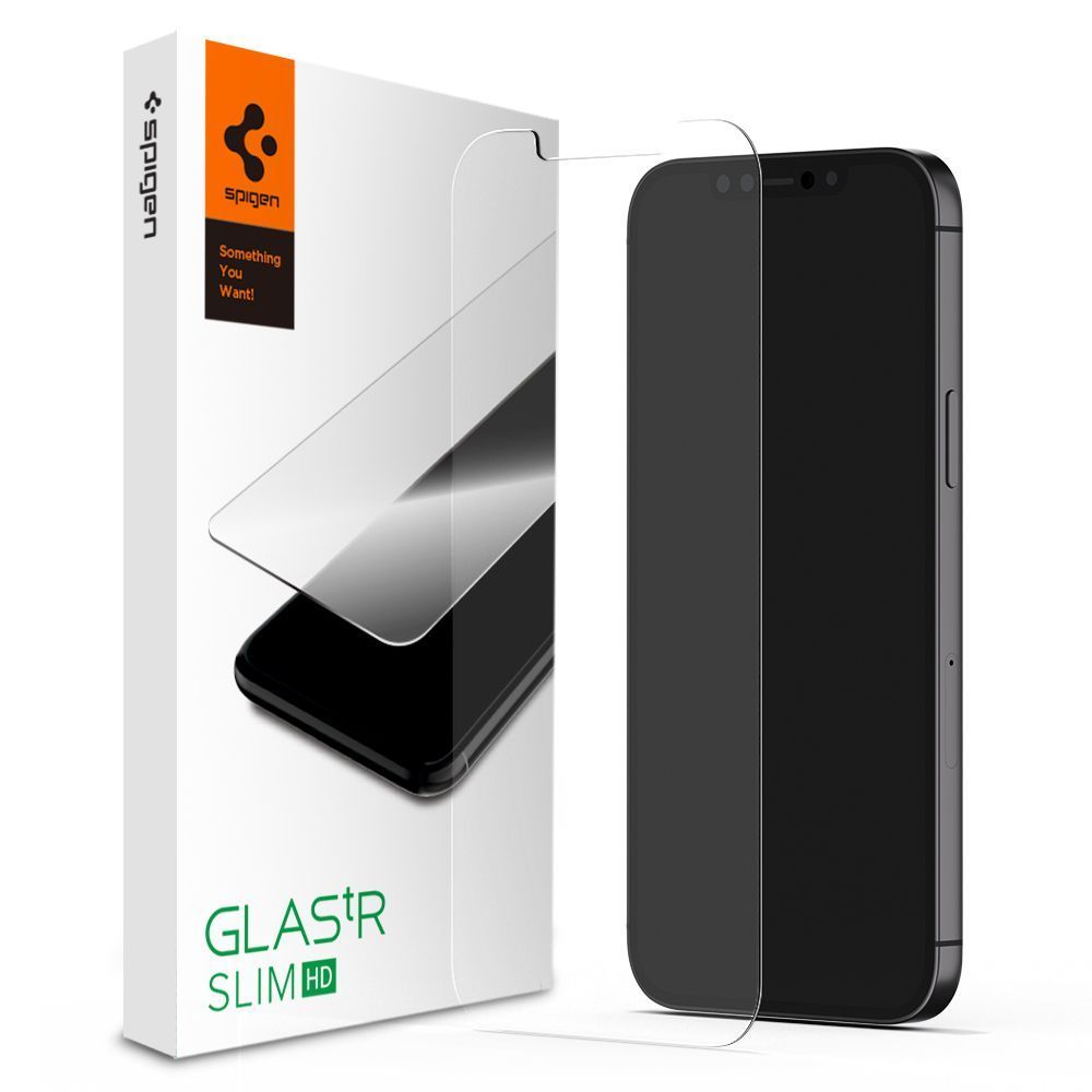 

Защитное стекло Spigen Glas.tR Slim для iPhone 12/12 Pro [51074]