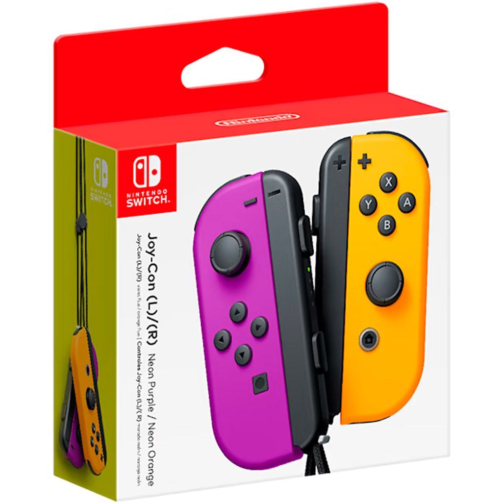 Геймпад Nintendo Joy-Con (L/R гемпад) Neon Purple/Neon Orange  [86914] 