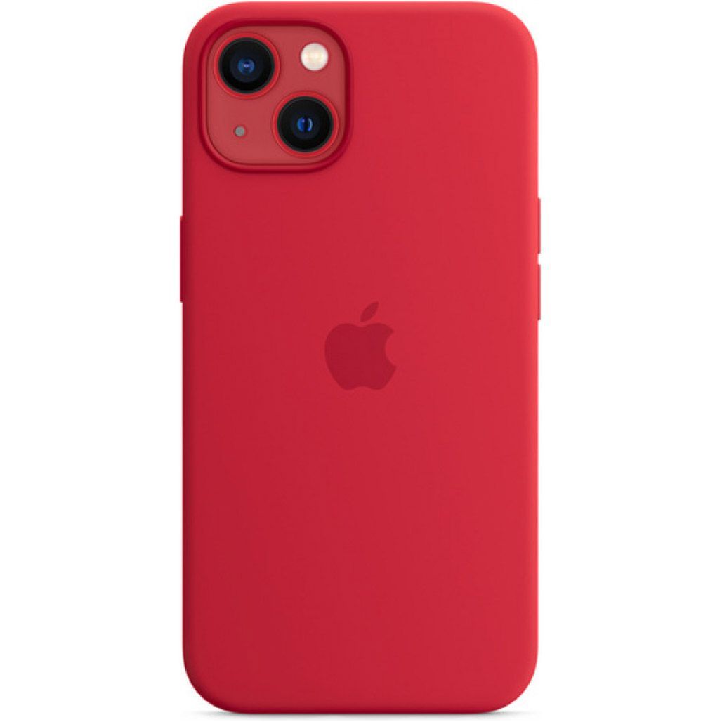 

Чехол Silicone Case with MagSafe для Apple iPhone 13 Product Red AAA