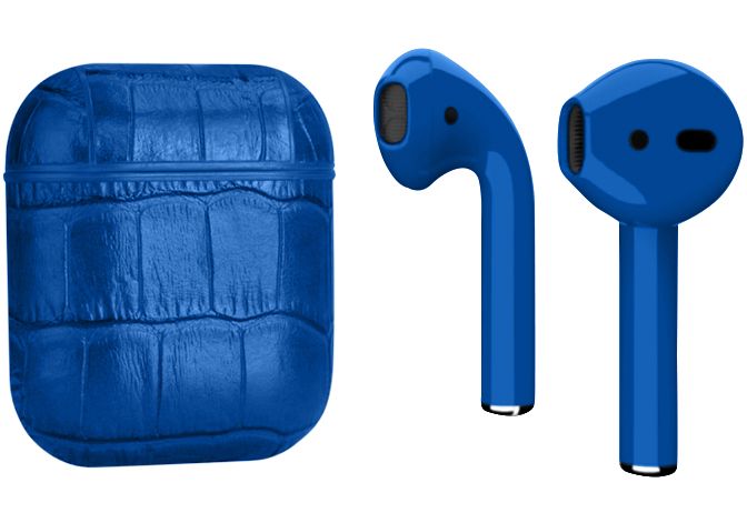 

Наушники Apple AirPods Crocodile Leather Blue (MRXJ2) [39483]
