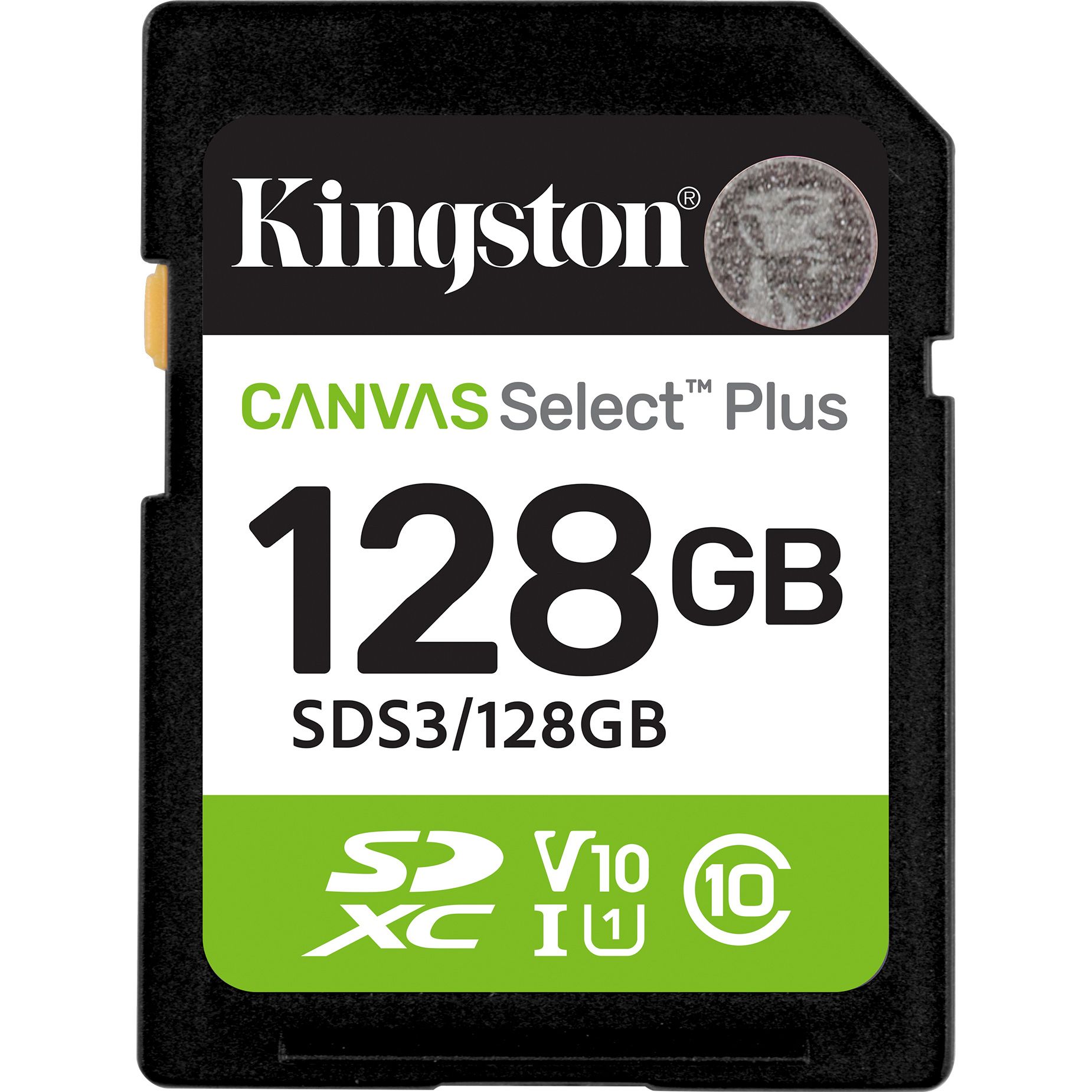 

Карта памяти Kingston SDXC Canvas Select Plus 128GB Class 10 UHS-I V10 A1 (SDS3/128GB)