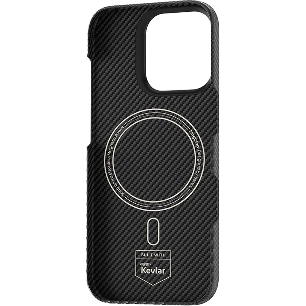 Чохол Benks Montage ArmorAir Kevlar Case 600D/1500D MagSafe для Apple iPhone 16 Pro Black (6948005905033)