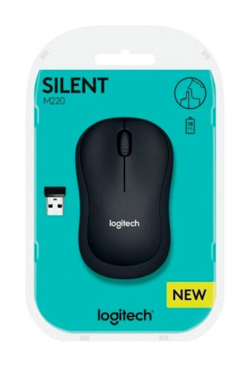 Мышь Logitech M220 Silent Dark Gray (910-004878) [83488] 