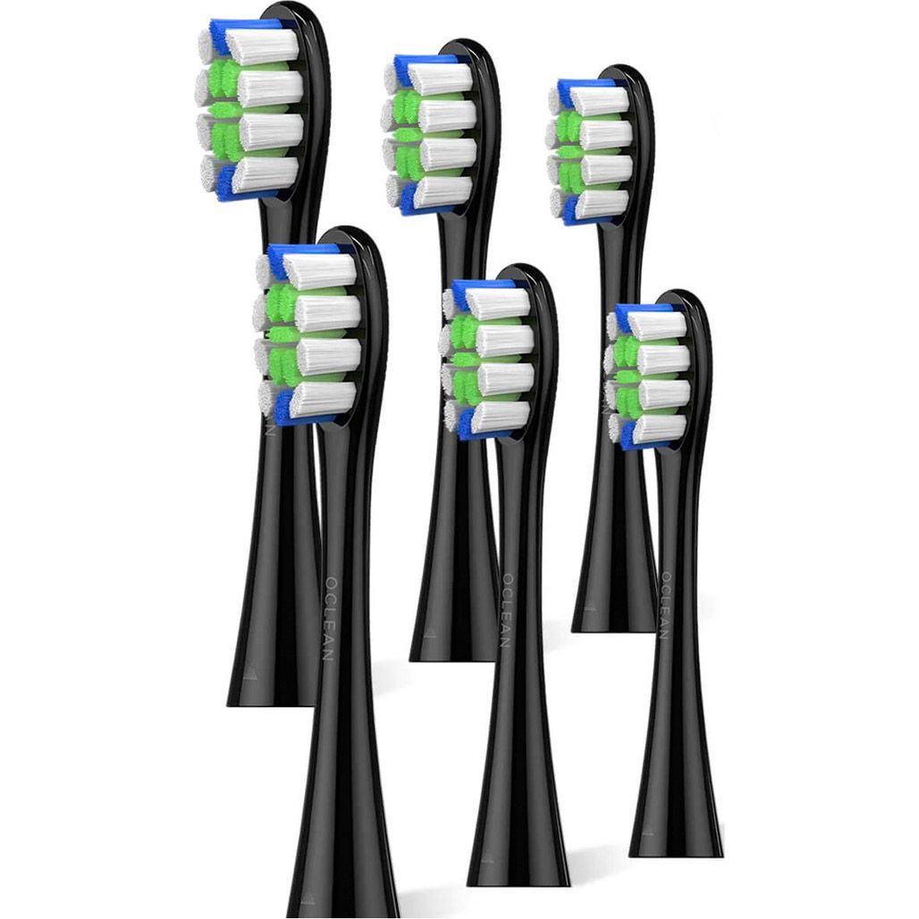 

Насадка для зубної щітки Oclean P1C5 B06 Plaque Control Toothbrush Head Black 6шт (6970810552232)