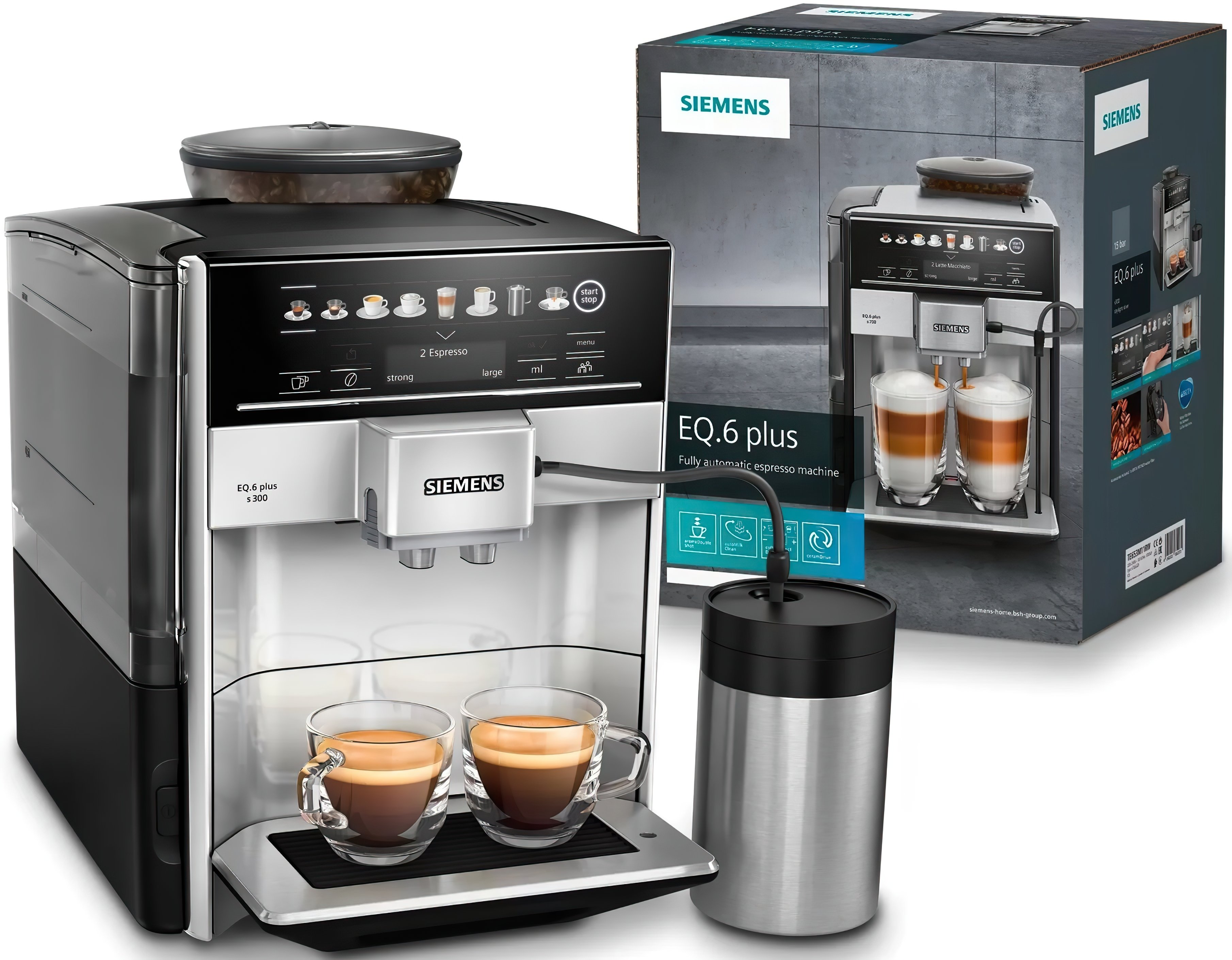 Кофемашина Siemens EQ.6 Plus S300 TE653M11RW [62028] 
