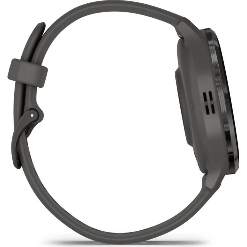 Смарт-годинник Garmin Venu 3S Slate Steel Bezel with Pebble Gray Case and Silicone Band (010-02785-00/50)