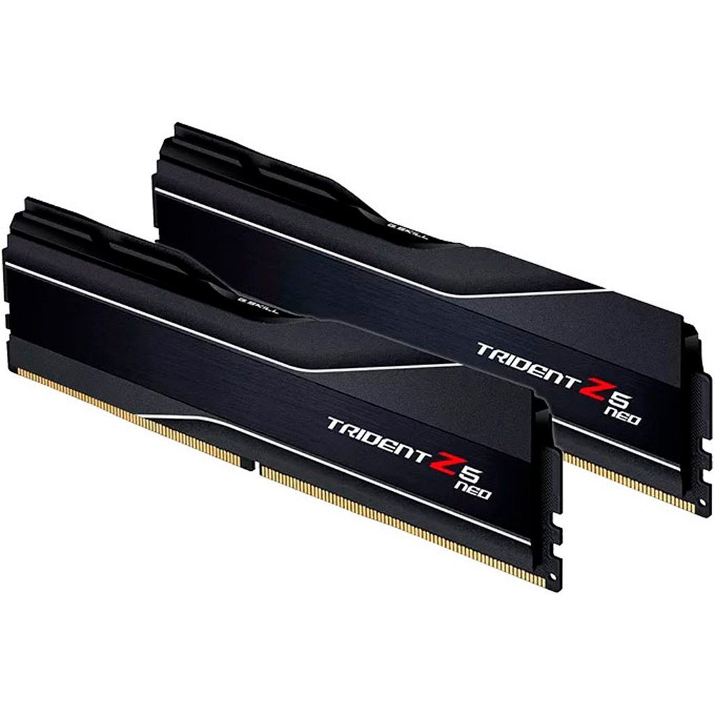 

Модуль пам'яті DDR5 G.Skill Trident Z5 Neo 2x32GB 6000MHz Black (F5-6000J3040G32GX2-TZ5N)