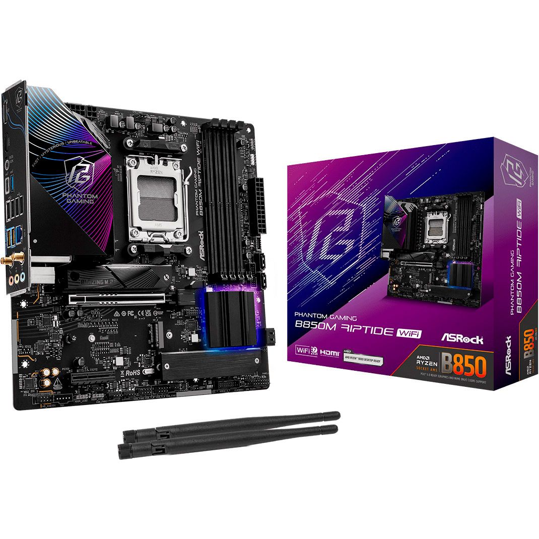 

Материнська плата ASRock B850M Riptide WiFi