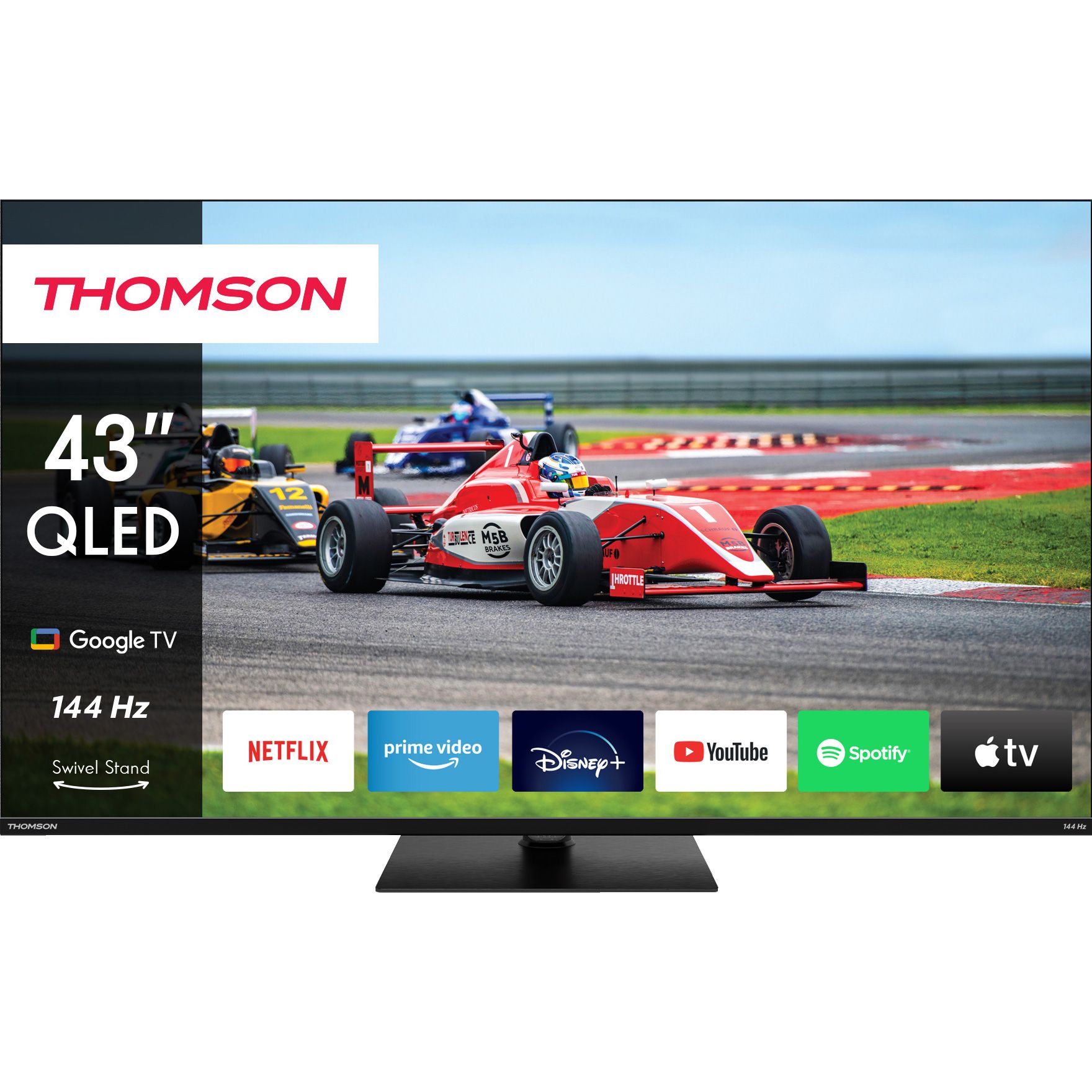 

Телевизор Thomson Google TV 43` QLED Ultra HD 4K (43QG7C14)