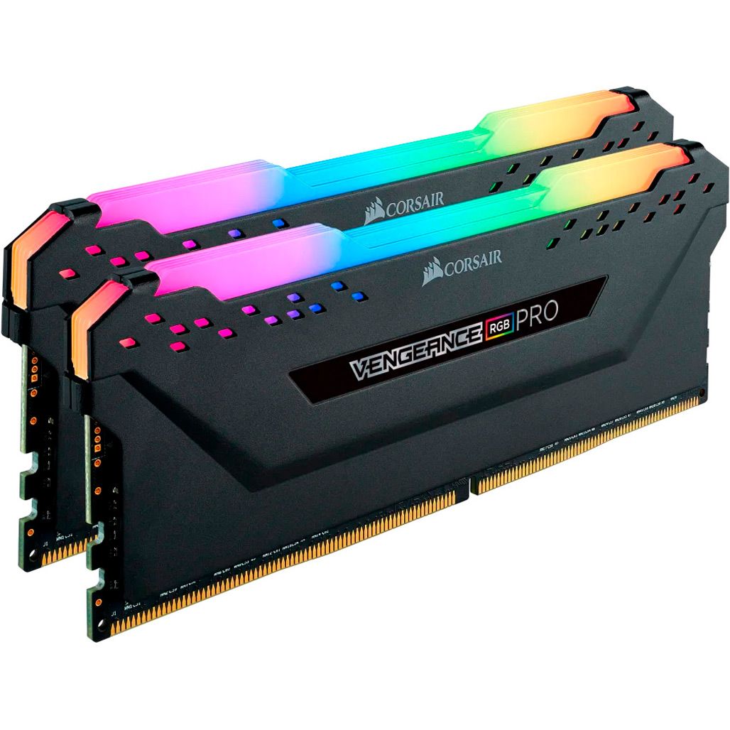 

Модуль пам'яті DDR4 Corsair Vengeance RGB Pro 2x16GB 3600MHz (CMW32GX4M2Z3600C18)