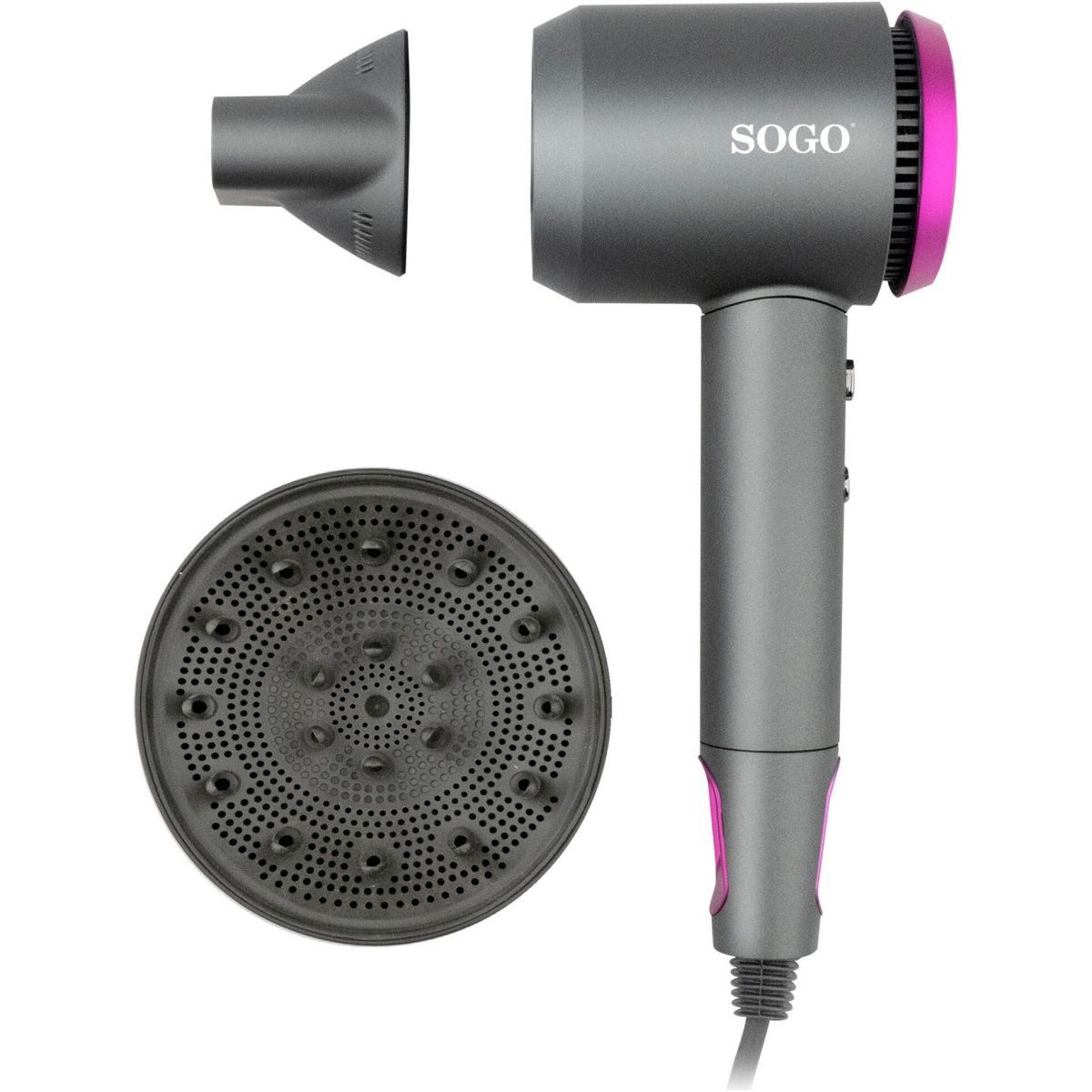 

Фен Sogo SS-3225 Grey/Purple