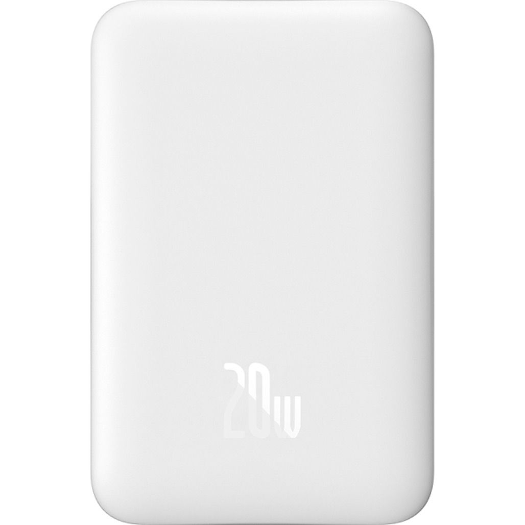 

Зовнішній акумулятор Baseus Magnetic Bracket Mini 10000mAh 20W White (P10059001223-00)
