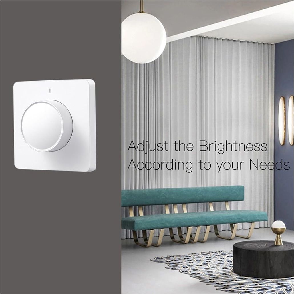 Розумний вимикач Tuya Smart Zigbee Dimmer White ZSWKD