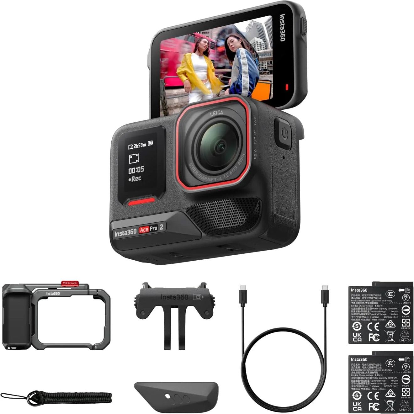 

Экшн-камера Insta360 Ace Pro 2 Explorer Bundle (CINSBBGA_ACEPRO284) EU