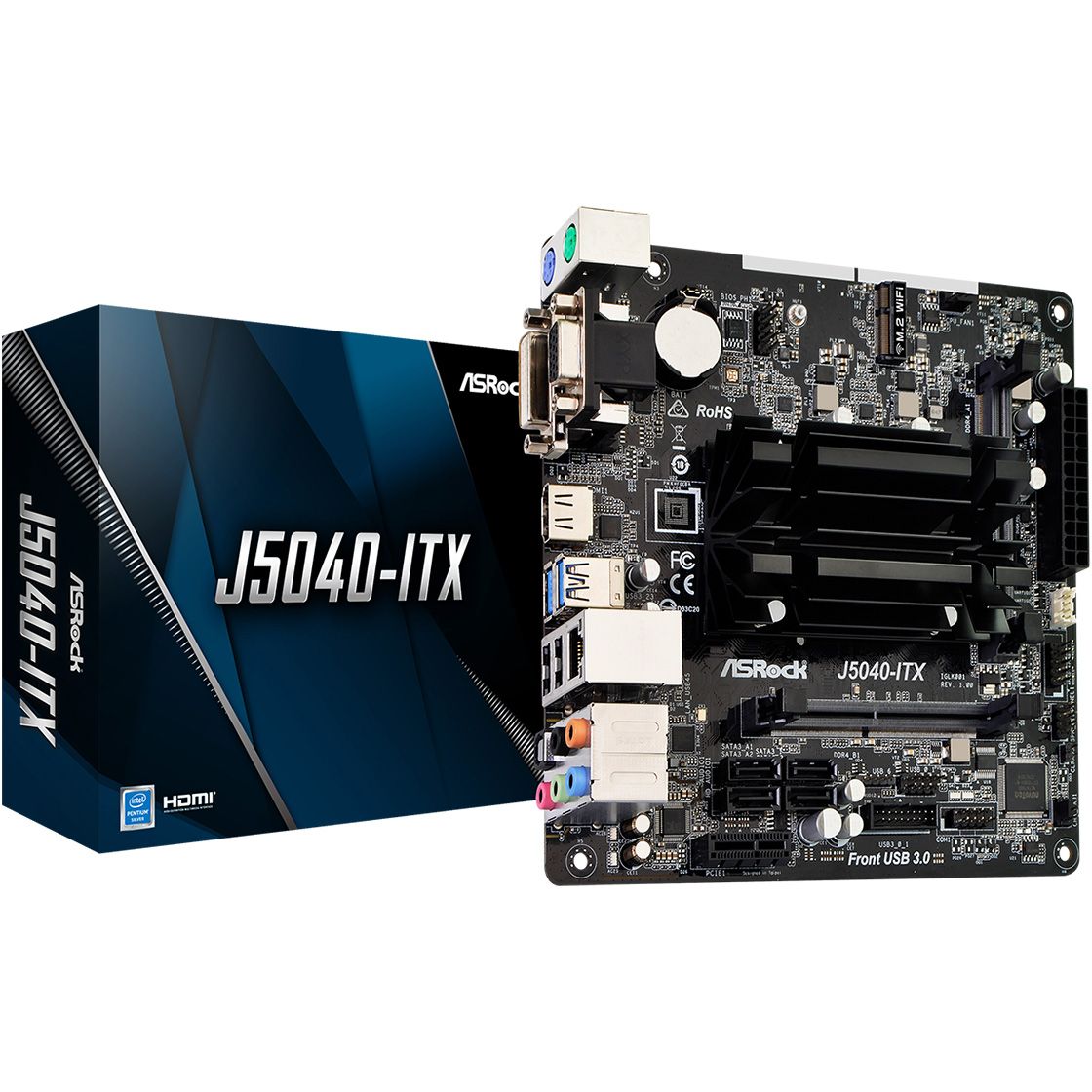 

Материнская плата ASRock J5040-ITX