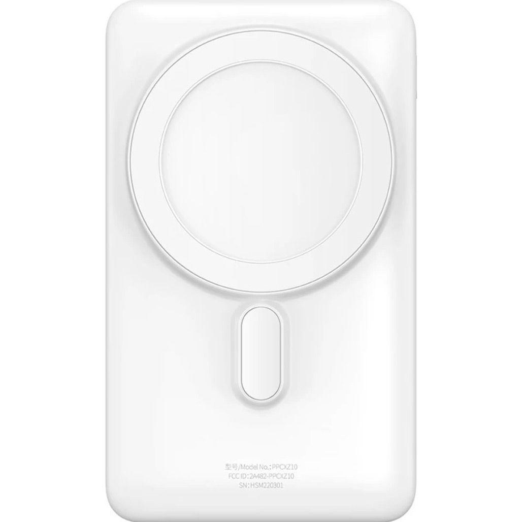 

Зовнішній акумулятор Baseus Magnetic Bracket Wireless 10000mAh 20W White (PPCX000202)