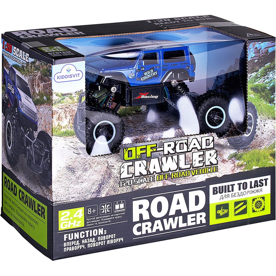Машинка на радіокеруванні Sulong Toys Off-Road Crawler Wild Country Blue (SL-106AB)