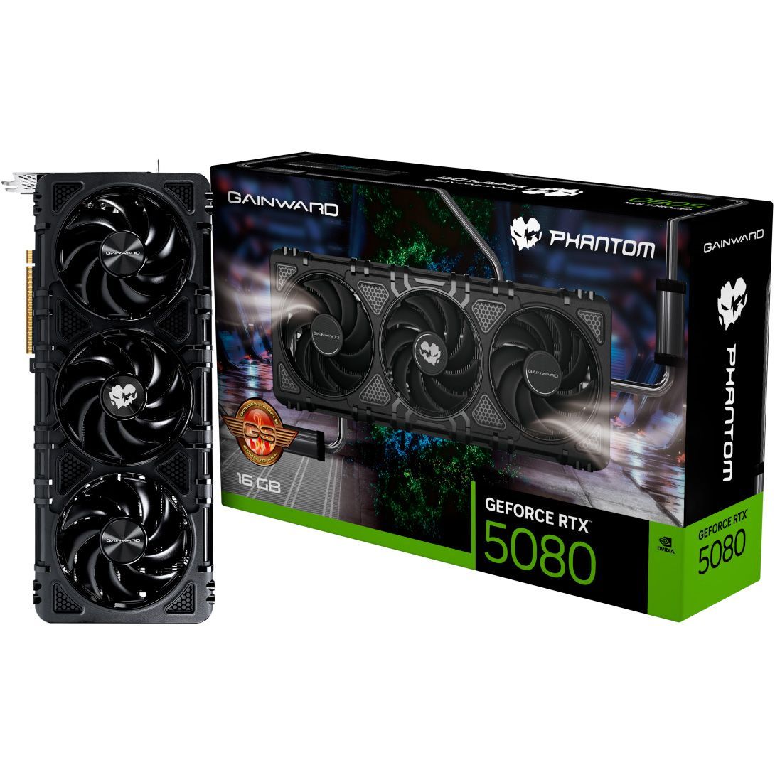 

Відеокарта Gainward GeForce RTX 5080 Phantom GS (NE75080T19T2-GB2030P) UA