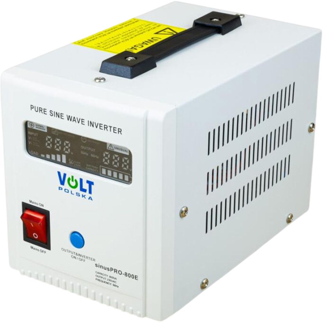 

Источник бесперебойного питания (ИБП) Volt Polska Sinus Pro 800E 12/230V 500/800W (3SP080012E)