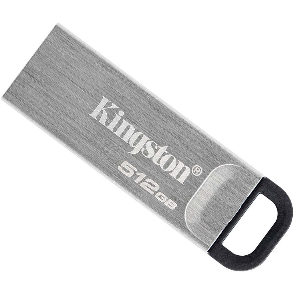 

USB флеш-накопитель Kingston DataTraveler Kyson 512GB USB-A 3.2 Silver/Black (DTKN/512GB)