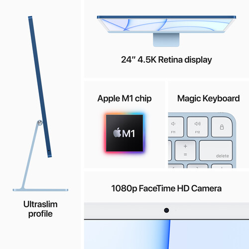 Моноблок Apple iMac 24`` M1 7GPU 1TB Blue (Z14M000US) 2021