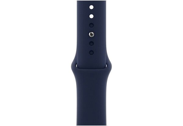 Смарт-годинник Apple Watch Series 6 GPS 44mm Blue Aluminum Case w. Deep Navy Sport B. (M00J3) 
