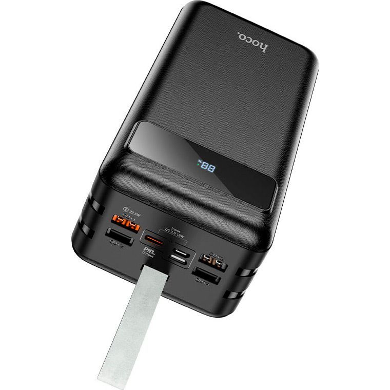 Зовнішній акумулятор Hoco J86B Electric 60000mAh 22.5W Black (771742)