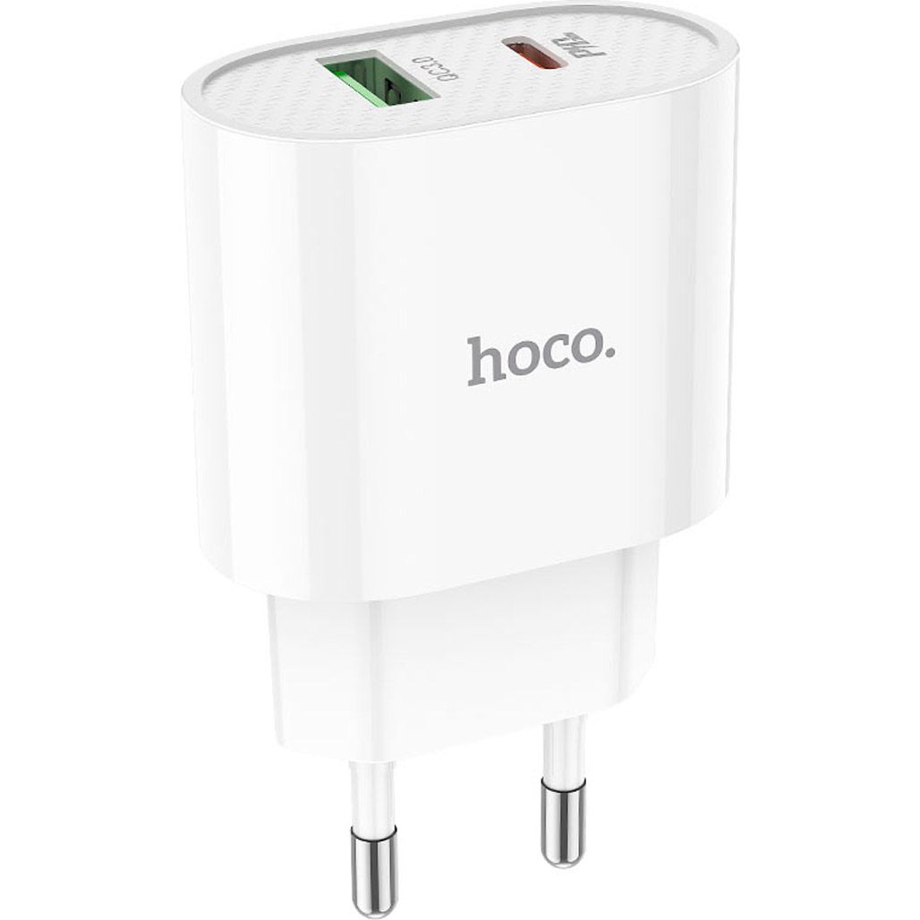 

Сетевое зарядное устройство Hoco C95A PD20W+QC3.0 White (757319)
