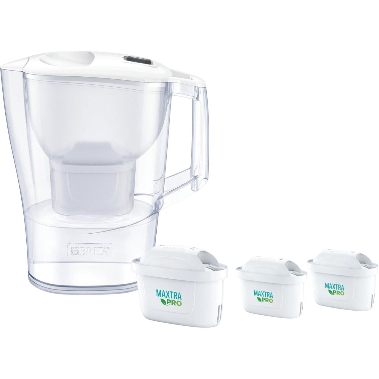 

Фильтр-кувшин Brita Aluna Memo MXPro 2.4л White + 3 картрижда (1053054)